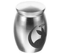 UTHCLO Urna Pequeña para Cenizas de Mascota Urna Conmemorativa Forma de Conejo