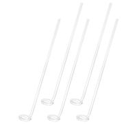 UTHCLO Varilla Laboratorios en Paquete para Uso Profesional a Piezas de 5 para de Agitadora Transparente Resistente Solventes, Superficie Lisa y Redondeada Reutilizable