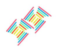 UTHCLO Varillas Geométricas Educativas de Plástico Resistente 100 Piezas 5 Tamaños 4Cm 5Cm 6Cm 8Cm 9Cm Material Manipulativo para Aprender Matemáticas Enseñanza de Geometría y