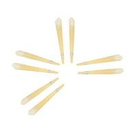 UTHCLO Velas De Cera Para Oídos 8 Piezas Grandes Forma Trompeta Color Amarillo Claro Aromaterapia Esencia De Bergamota Limpieza y Relajación Cuidado Del Oído Personas Tinnitus y Sueño Difícil