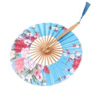 UTHCLO Ventilador De Molino De Viento Japonés Abanico Retro Borlas Abanico De Mano Para Decoración De Fiesta y Obsequio De Cumpleaños
