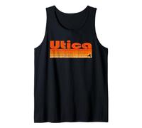 Utica, estilo retro de los años 80 de Nueva York Camiseta sin Mangas