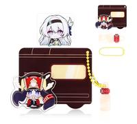 UTIEHD Llaveros de acrílico Honkai Star Rail, diseño de personajes pop-up, ideal para fans y coleccionistas (Firefly)