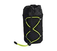 Útil soporte de agua de escalada con compartimento de almacenamiento, mochilas, soporte para botellas de agua, bolsa de malla para expediciones de montaña, bolsa de almacenamiento de equipo de camping