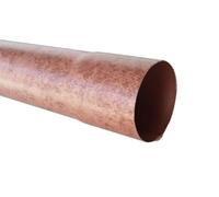 UTILFER Tubo descendente aluminio efecto techo cobre precio por metro diámetro 80