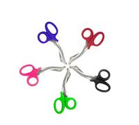 Utilidad Vendaje Fuego Rescate Tuff Cut Scissor First Aid Enfermera Paramédico Trauma Trauma Tijeras médicas de primeros auxilios CE (7.5, BLACK)