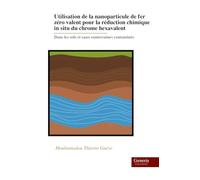 Utilisation de la nanoparticule de fer zéro valent pour la réduction chimique in situ du chrome hexavalent: Dans les sols et eaux souterraines contaminés