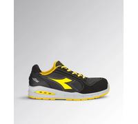 Diadora Utility Run Net AB Low S1PS, calzado de seguridad unisex 44 EU female Negro/Gris Oscuro/Amarillo