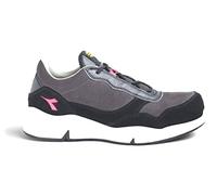 Diadora Utility Chaussures de sécurité Basses Femme AHTENA S3L FO SR ESD - Gris/Rose 38 - Protection Des Pieds