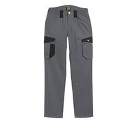 Utility Diadora Pant Personal Cargo Pantalones de Trabajo, Steel Grey, 42-44/M para Hombre