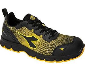 Utility Diadora | Run Atom Evo Low S3S SC FO SR ESD - S3S SC FO SR ESD - Zapatillas de seguridad para hombre, Yellow Utility Black, 44 EU
