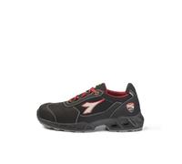 Utility Diadora Shark Engine Low S1ps Fo Sr ESD, Zapatos de Seguridad y contra Incendios Unisex Adulto, Negro y Rojo, 44 EU