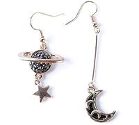 Utilizado en material de aleación de alta calidad, peso, belleza, duradero y cómodo de llevar. Estilo de diseño de pendiente asimétrico, fácil de mostrar tu carBuono y profesional.