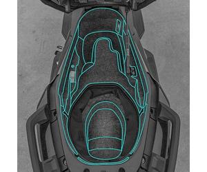 Utilizado para BMW C400GT C400X | Almohadilla de protección de almacenamiento, forro de caja, cubierta de depósito de equipaje, protector de cubo de asiento, impermeable (cubo (modelo 2025))