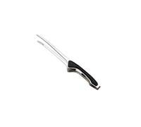 UTILYTAIS Pinzas de Cocina Profesional de Acero Inoxidable - Pinzas de Precisión Rectas para Carnes - Tenaza para emplatar - Clip corte jamón - Pinzas chef profesional. (Negro, 24cm)