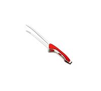 UTILYTAIS Pinzas de Cocina Profesional de Acero Inoxidable - Pinzas de Precisión Rectas para Carnes - Tenaza para emplatar - Clip corte jamón - Pinzas chef profesional. (Rojo, 24cm)