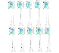 Utimcare Cabezales de repuesto para cepillo de dientes eléctrico Philips Sonicare para Phillips ProtectiveClean DiamondClean C2 C1 G2 W 4100 5100 HX9023 Plaque Control, 10 unidades
