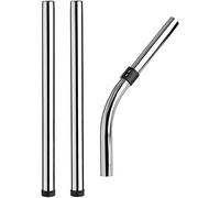 Utiz 2548037 - Juego de varillas para aspiradora, tubos de extensión de 32 mm, cromados, herramientas para Numatic Henry Hetty