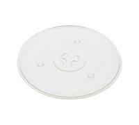 UTIZ Bandeja universal de repuesto de cristal para microondas de 315 mm, con 3 fijadores, resistente a los arañazos