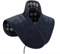 UTK Cojín térmico de infrarrojos para cuello y hombro, jade natural y piedras turmalinas, apagado automático, función de memoria, temperatura ajustable (23,2 x 17,7 pulgadas)