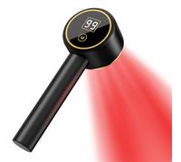 UTK Terapia de luz roja para alivio del dolor corporal, longitudes de onda de 470:660:850:940 nm, luces rojas, varita de terapia de luz infrarroja de mano, terapia infrarroja para articulaciones,