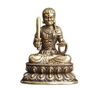 UTLODY Collar de meditación, Estatua de Buda latón Retro, decoración Mesa, colección artesanías estatuas adoración Religiosa, 1 Pieza
