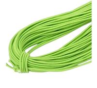 UTLODY Cordón elástico de 2mm, Cuerda elástica Redonda Colorida for Costura DIY, Banda, Accesorios línea, 5m, 1 Uds(Light Green)
