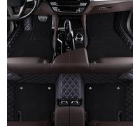 UTLODY Custom Car Floor Mats for Mercedes C Class 2011 2012 2013 2014 2015 C204 Full Coverage Double Layer Liners Wear-Resistant Non-Slip Carpet Protection Interior Accessories(Black,Leather+Fleece)