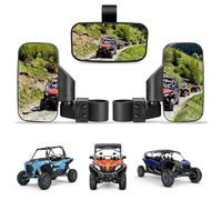 UTLODY Espejo retrovisor UTV for Can-Am Defender Limited HD10 2020-2023 2024 2025 2026, Espejo Ajustable Plegable, Espejos Laterales a Lado, se Adapta a Jaula antivuelco de 1.75-2 Pulgadas