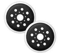 UTMACH 2 Pieza 125mm Plato de Lijadora 8 Agujeros Almohadilla de Lija Discos de Lijadora de 5 Pulgadas Almohadilla de Respaldo Lijadora Compatible con Bosch Gex125-1a