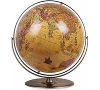 UTMACH Claro Vintage Globes 16.5in Iluminado con luz LED Globo terráqueo Colorido Informativo Fácil de Leer Globo del Mundo con Soporte Giratorio