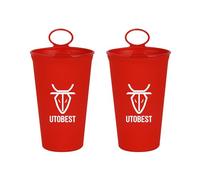 UTOBEST Taza de agua plegable de TPU para correr, portátil, reutilizable, para correr, senderismo, ciclismo