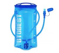 UTOBEST Vejiga de hidratación, Bolsa de Agua de 1 l, 1,5 l, 2 l, 3 l, Bolsa de Agua sin BPA, depósito de Agua a Prueba de Fugas para Correr, Ciclismo, Senderismo, Camping