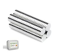 UTOMAG Imanes Fuertes de Disco - 5x1mm, 100 Piezas - Imán Redondos de Neodimio Potentes y Pequeños, Ideales para Refrigerador, Fotos, Manualidades, Pizarras Magnéticas, Cocina y Oficinas