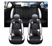 UTONGMU Juego Fundas Asiento para Fiat para Tipo Protección Interior Detalles Modelos Funda Cojín Soporte Asiento Coche(Black White 5 Seat,DE)