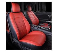 UTONGMU Juego Fundas Asiento para Mustang 2015 2016 2017 2018 2019 2020 2021 2022 Funda Cojín Soporte Asiento Coche Protección Personalizada Juego Completo Duradera(Red Black)