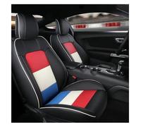 UTONGMU Juego Fundas Asiento para Mustang 2015 2016 2017 2018 2019 2020 2021 2022 Funda Cojín Soporte Asiento Coche Protección Personalizada Juego Completo Duradera(Multi Colors Design)