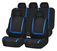 UTONGMU Juego Fundas Asiento para Polo 2013 para Golf 3 para Tiguan para Fox 1.6 2011 Juego Fundas Protectoras Asientos Coche(Blue Full Set)
