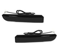 UTONGMU Luz Trasera Freno Trasero Para Lancer Para Evo X Para Outlander Automóvil Freno trasero Faros antiniebla traseros E intermitentes Luz 3D Parachoques Reflector Luces Traseras(Smoked)