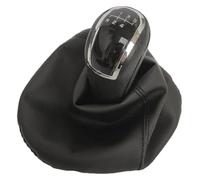 UTONGMU Pomo De Cambio De Marchas Para Benz W639 Para Vito 2003-2010 Perilla Cambio Marchas Manual 6 Velocidades Cuero Negro Con Cubierta Antipolvo