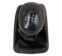 UTONGMU Pomo De Cambio De Marchas Para Benz W639 Para Vito 2003-2010 Perilla Cambio Marchas Manual 6 Velocidades Cuero Negro Con Cubierta Antipolvo