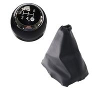 UTONGMU Pomo De Cambio De Marchas Para TOYOTA Para AURIS 2007-2011 Pomo Cambio Marchas Coche Funda Palanca Cambios 5 6 Velocidades Manual Automática(: 5 Speed Black Set)
