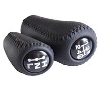 UTONGMU Pomo De Cambio De Marchas Para Toyota Para Land Cruiser Prado 120 2003-2009 Transmisión Automóvil Perilla Cambio Marchas Palanca Cambios Cabeza Palo Empuñadura Estilo(Black-set)