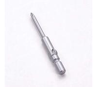 Utoolmart 2 mm de diámetro Phillip PH00 cabeza destornillador Bit 4 mm de diámetro vástago redondo S2 acero punta magnética taladro de impacto para bricolaje reparación hogar 10 unids