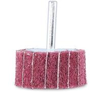 Utoolmart 80 mm de diámetro con aleta de pulido de ruedas con arena 6 mm de diámetro, disco de aleta resistente y duradero para eliminar el nivel de molienda de arena y superficies de tira 3 piezas