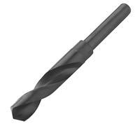 Utoolmart Broca de vástago reducido de 17,5 mm HSS 6542 óxido negro con vástago recto de 1/2 pulgada 1 unids