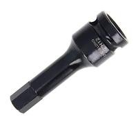 Utoolmart Interior Hex zócalo 1/2 pulgadas conductor H12 pinza de freno largo bit conjunto 42 cromo molibdeno acero hexagonal conductor zócalo Plum Sheeve 1 unids