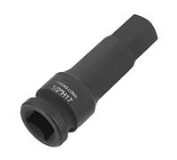 Utoolmart Interior Hex zócalo 1/2 pulgadas conductor H17 pinza de freno largo bit conjunto 42 cromo molibdeno acero hexagonal conductor zócalo Plum Sheeve 1 unids