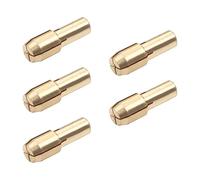 Utoolmart Molinillo eléctrico de latón de 0,8 mm de diámetro de sujeción de cambio rápido, juego de brocas de vástago de 4,3 mm de diámetro para herramienta rotatoria, 5 unidades