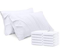 Utopia Bedding - 12 fundas de almohada de microfibra cepillada